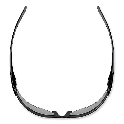 ergodyne Skullerz Saga Frameless Safety Glasses, Black Nylon Impact Frame, Anti-Fog Indoor/Outdoor Polycarbonate Lens (EGO59183)