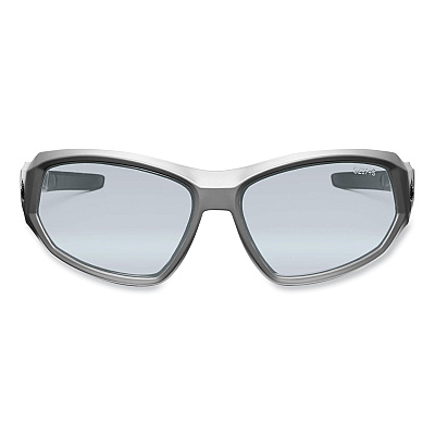 ergodyne Skullerz Loki Safety Glasses/Goggles, Matte Gray Nylon Impact Frame, Indoor/Outdoor Polycarbonate Lens (EGO56180)
