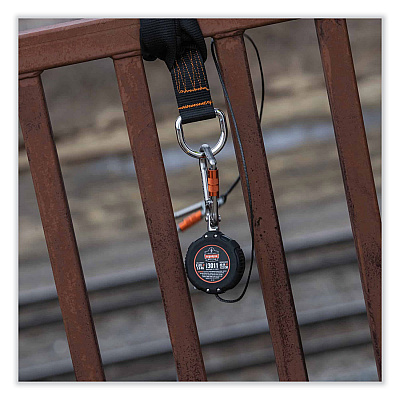 ergodyne Squids 3175 Accessory Anchor Strap, 40 lb Max Working Capacity, 23.5" Long, Black (EGO19175)
