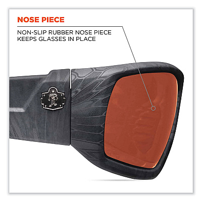ergodyne Skullerz Odin Safety Glasses, Kryptek Highlander Nylon Impact Frame, Polrizd Copper Polycarbonate Lens (EGO50321)