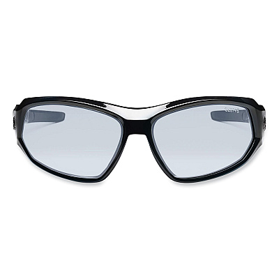 ergodyne Skullerz Loki Safety Glasses/Goggles, Black Nylon Impact Frame, AntiFog Indoor/Outdoor Polycarbonate Lens (EGO56083)