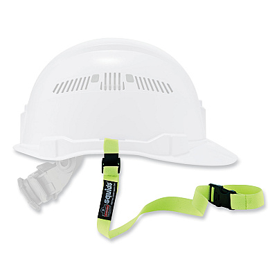ergodyne Squids 3150 Elastic Lanyard with Buckle, 2 lb Max Working Capacity, 18" to 48" Long, Lime (EGO19150)