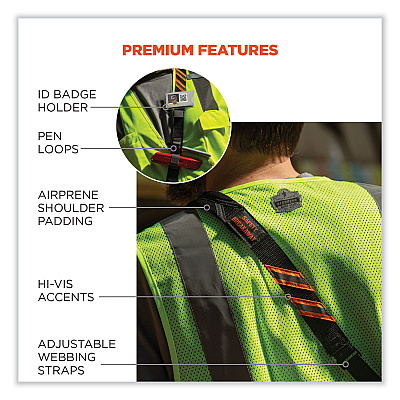 ergodyne Squids 3137 Padded Barcode Scanner Lanyard Sling, 49" to 60" Long, Black (EGO19177)
