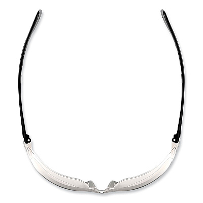 ergodyne Skullerz Vali Frameless Safety Glasses, Black Nylon Impact Frame, Anti-Fog Clear Polycarbonate Lens (EGO59203)