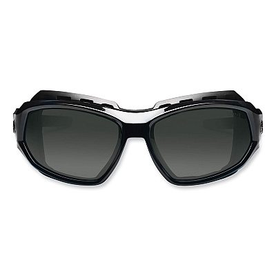 ergodyne Skullerz Loki Safety Glasses/Goggles, Black Nylon Impact Frame,Polarized Smoke Polycarbonate Lens (EGO56031)