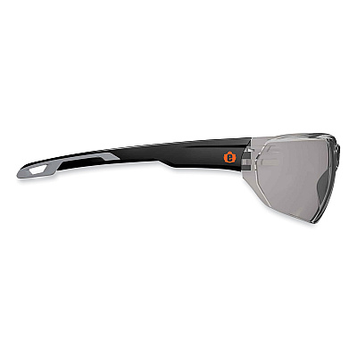 ergodyne Skullerz Vali Frameless Safety Glasses, Black Nylon Impact Frame, Anti-Fog Indoor/Outdoor Polycarbonate Lens (EGO59283)