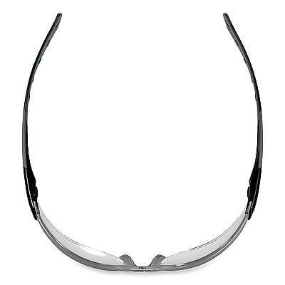 ergodyne Skullerz Saga Frameless Safety Glasses, Black Nylon Impact Frame, Indoor/Outdoor Polycarbonate Lens (EGO59180)