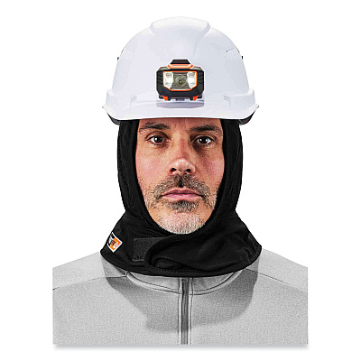 ergodyne N-Ferno 6882 2-Layer FR Cotton Shoulder Winter Liner, Modacrylic Cotton, One Size Fit Most, Black (EGO16882)