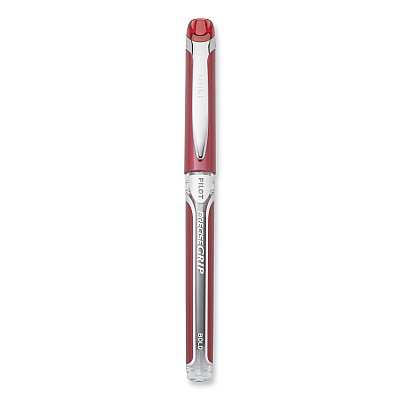Pilot Precise Grip Roller Ball Pen, Stick, Bold 1 mm, Red Ink, Red Barrel (PIL28903)