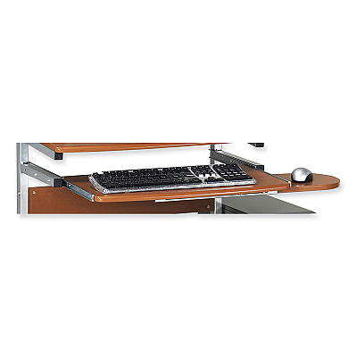 Safco Eastwinds Series Portrait PC Desk Cart, 36" x 19.25" x 31", Medium Cherry (SAF946MEC)