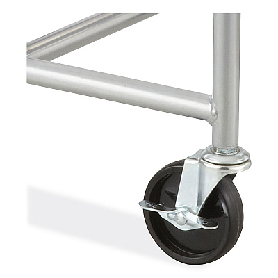 Safco Sled Base Stack Chair Cart, Metal, 500 lb Capacity, 23.5" x 27.5" x 17", Silver (SAF4190SL)