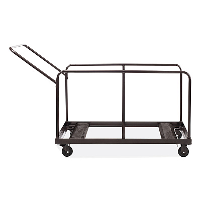 NPS Folding Table Dolly For Round and Rectangular Tables, 660 lb Capacity, 31.25 x 27.75 x 47.5, Brown (NPSDYMU)