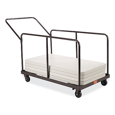 NPS Folding Table Dolly For Round and Rectangular Tables, 660 lb Capacity, 31.25 x 27.75 x 47.5, Brown (NPSDYMU)