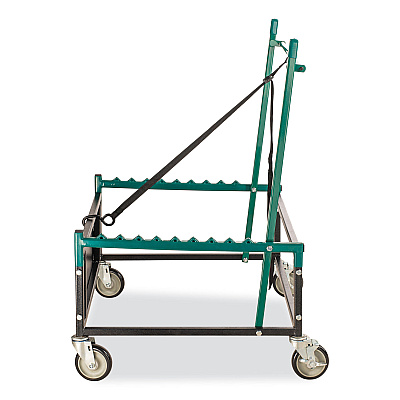 NPS Table Assist Dolly, 1,000 lb Capacity, 38 x 30 x 44.5, Black/Green (NPSTAD)