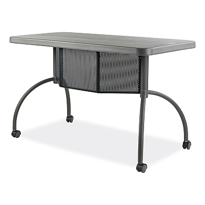 Oklahoma Sound Teacher's WorkPod Desk, 48" x 24" x 30", Charcoal Slate (NPSTWPD)