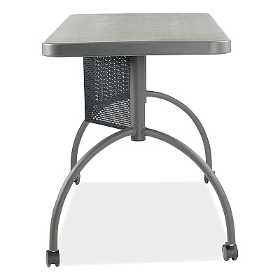 Oklahoma Sound Teacher's WorkPod Desk, 48" x 24" x 30", Charcoal Slate (NPSTWPD)