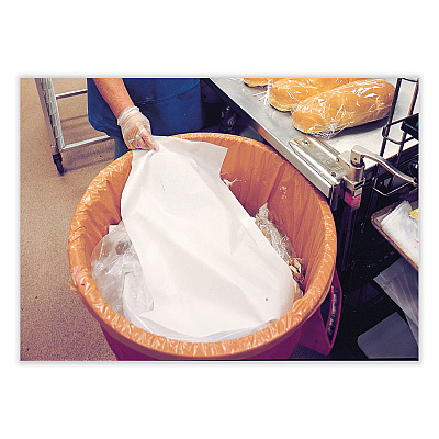 Pitt Plastics Can Liner, 16 gal, 0.35 mil, 32" x 24", Buff, Perforated Roll, 500/Carton (PITP3310XB)