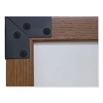 Ghent Prest Mobile Magnetic Whiteboard, 40.5 x 73.75, White Surface, Caramel Oak Wood Frame (GHEPRS6M7440BC)