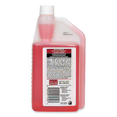 SC Johnson Professional Heavy Duty Neutral Floor Cleaner, Fresh Scent, 32 oz Squeeze and Pour Bottle, 6/Carton (SJN680081)