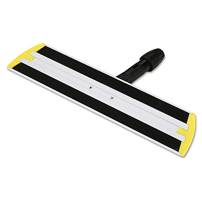 Rubbermaid Commercial HYGEN HYGEN Quick Connect S-S Frame, Wet/Dry Mop 17.19w x 3d, Aluminum, Yellow (RCPQ560)