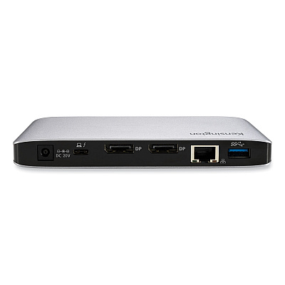 Kensington SD2480T Thunderbolt 3 Dual 4K Docking Station, Silver/Black (K38410NA)