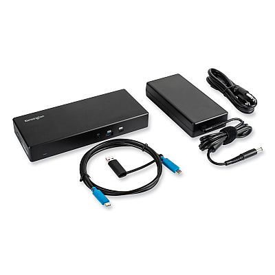 Kensington SD4780P Universal Docking Station, Black (K33620NA)