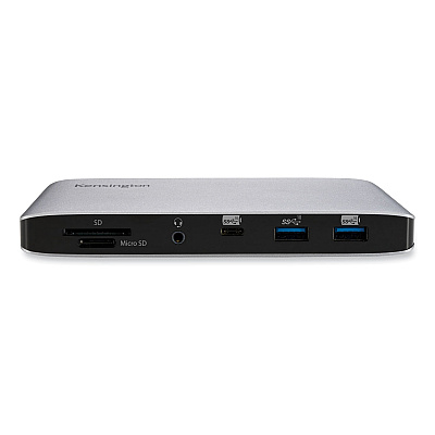 Kensington SD2480T Thunderbolt 3 Dual 4K Docking Station, Silver/Black (K38410NA)
