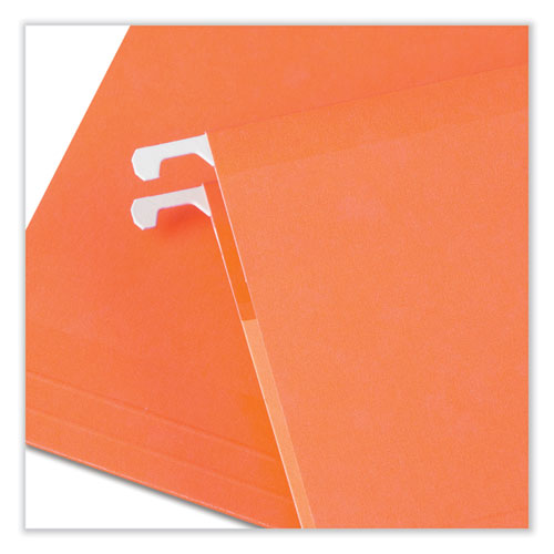 Universal Deluxe Reinforced Recycled Hanging File Folders, Letter Size, 1/5-Cut Tabs, Assorted, 25/Box (34112)