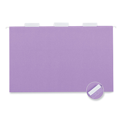 Universal Deluxe Bright Color Hanging File Folders, Legal Size, 1/5-Cut Tabs, Assorted Colors, 25/Box (UNV14221)