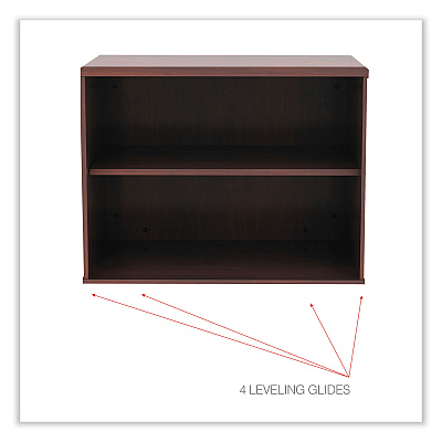 Alera Open Office Low Storage Cabinet Credenza, 29.5 x 19.13 x 22.78, Cherry (ALELS593020MC)
