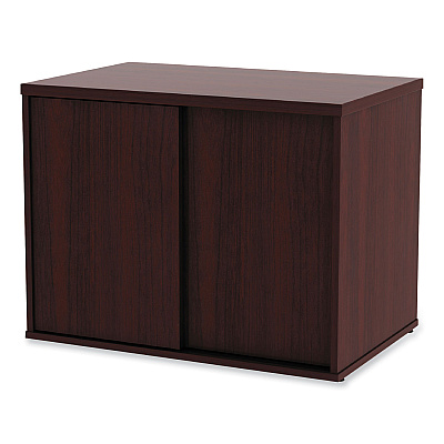 Alera Open Office Low Storage Cab Cred, 29.5w x 19.13d x 22.78h, Mahogany (ALELS593020MY)