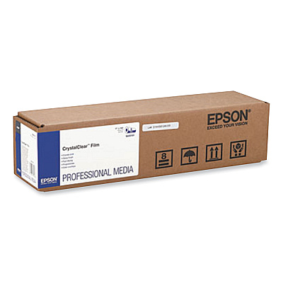 Epson CrystalClear Film, 24" x 100 ft, Glossy Clear (EPSS045152)