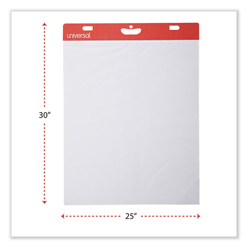 Universal Self-Stick Easel Pad, Unruled, 25 x 30, White, 30 Sheets, 2/Carton (35603)