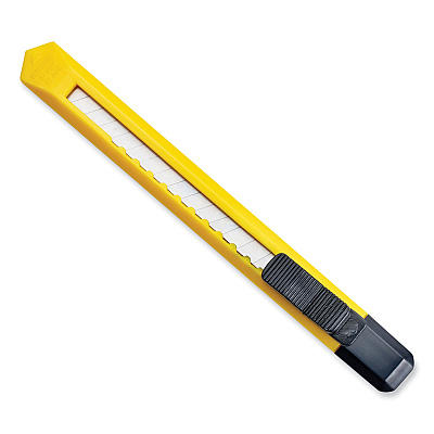 Stanley Quick Point Utility Knife, 9 mm Blade, Yellow/Black (SQN10131P)