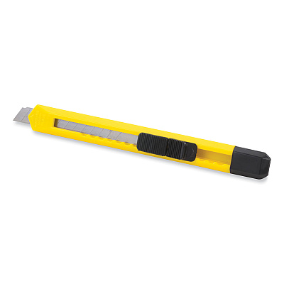 Stanley Quick Point Utility Knife, 9 mm Blade, Yellow/Black (SQN10131P)