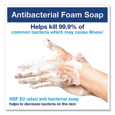 Tork Premium Antibacterial Foam Soap Refill, Unscented, 1 L, 6/Carton (TRK401215)