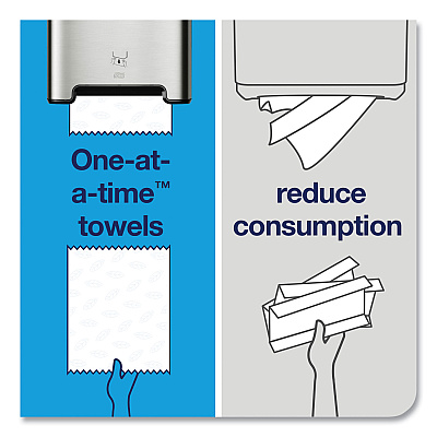 Tork Image Design Matic Hand Towel Roll Dispenser, 13.58 x 8.07 x 15.75, Stainless Steel (TRK461002)