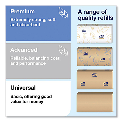 Tork Elevation Xpress Hand Towel Dispenser, 11.9 x 4 x 11.6, White (TRK552120)