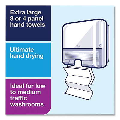 Tork Elevation Xpress Hand Towel Dispenser, 11.9 x 4 x 11.6, White (TRK552120)