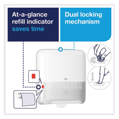 Tork Elevation Matic Hand Towel Roll Dispenser, 13.2 x 8.1 x 14.65, White (TRK5510202)