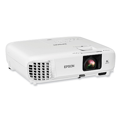 Epson PowerLite 119W 3LCD WXGA Classroom Projector, 4,000 lm, 1280 x 800 Pixels, 1.2x Zoom (V11H985020)