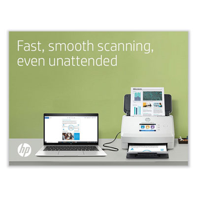 HP ScanJet Enterprise Flow N7000 snw1 Sheet-Feed Scanner, 600 dpi Optical Resolution, 80-Sheet Duplex Auto Document Feeder (HEW6FW10A)
