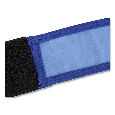 ergodyne Chill-Its 6705CT Cooling PVA Hook and Loop Bandana Headband, One Size Fits Most, Navy Western (EGO12574)