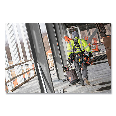 ergodyne Arsenal 5930 Web Handle Canvas Hoist Bucket, 150 lb, Gray (EGO14930)