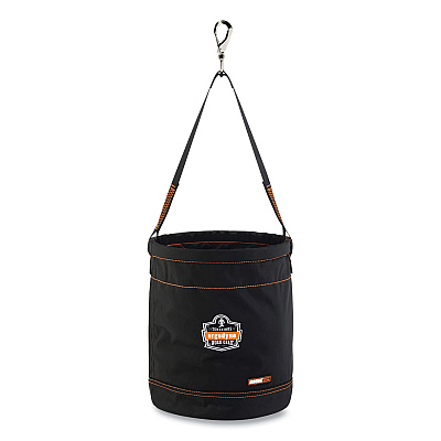 ergodyne Arsenal 5970 Swiveling Hook Nylon Hoist Bucket, 100 lb, Black (EGO14970)