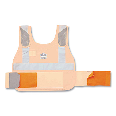 ergodyne Chill-Its 6240 Phase Change Cooling Vest Elastic Extenders, 3.5", Orange (EGO12209)