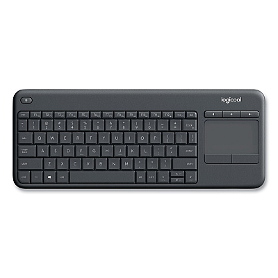 Logitech Wireless Touch Keyboard K400 Plus, Black (LOG920007119)