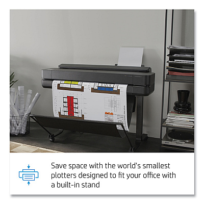 HP DesignJet T630 36" Large-Format Wireless Plotter Printer (HEW5HB11A)