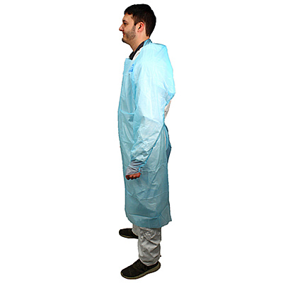 Impact 45 In. Isolation Gown L/s Elastic Wrists, Blue, 100/cs, Case Of 100 (MCPE-45B)