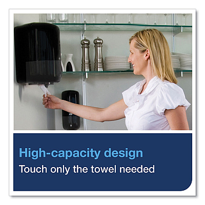 Tork Advanced Centerfeed Hand Towel, 2-Ply, 9 x 11.8, White, 600/Roll, 6/Carton (TRK121201)